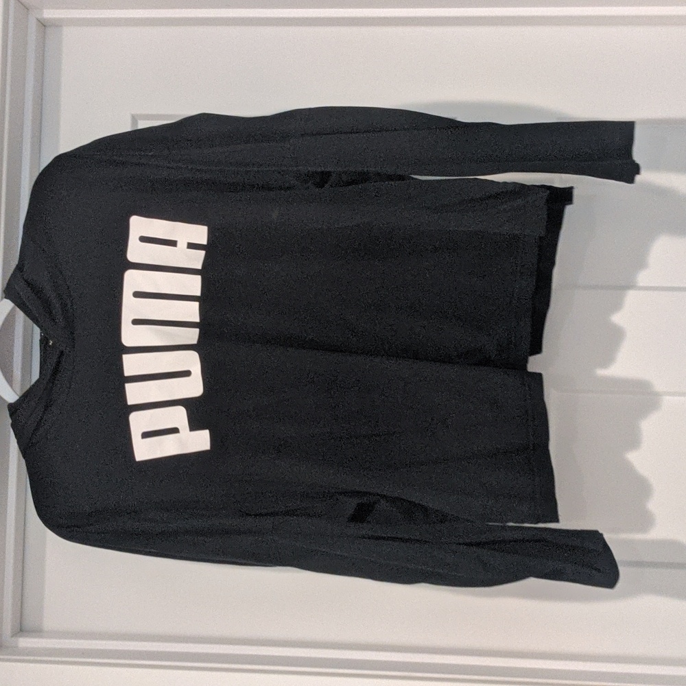Puma women's crop black hoodie